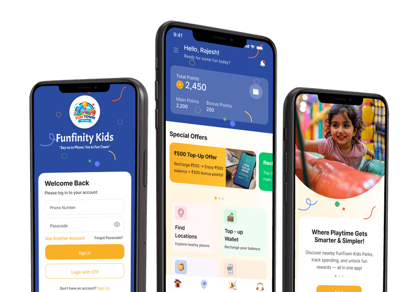 Funfinity App | Fun Town Kids Park