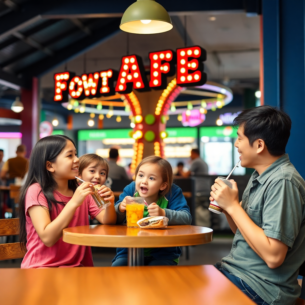 Family bonding at Fun Town